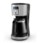 Black And Decker | Cafetera 12 Tazas Programables | Vortex Tecnologia | Flujo Agua Remolino | Digital Reloj | Sistema Limpieza | Acexo Inox