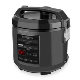 Black & Decker | Olla Digital Multifuncional | 3 litros | 12 Funciones | Reduce un 25 Por Ciento De Carbohidrato | Negro