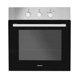 Hisense | Horno a Gas | De 24" | Termostato Inteligente | Parrillas Con 5 niveles de Posicion | Ventilador de Conveccion | Puerta Desmontable Temporizador de 60 Minutos | Valvula de Seguridad