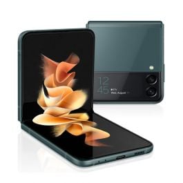 SAMSUNG ZFLIP 3 | Octa Core 2.84GHz ,2.4GHz,1.8GHz | 8GB RAM | 256GB | FULL HD | PANTALLA 6.7" | ANDROID | VERDE
