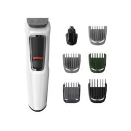 PHILLIPS | MULTIGROOMER | 7 EN 1 | ROSTRO CABELLO Y CUERPO CUCHILLAS AUTO AFILABLES | BLANCO