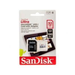 Sandisk | Memoria Micro | SDHC | 32GB | Negro
