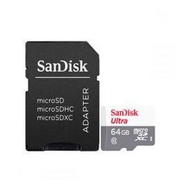 Sandisk | 64GB | Ultra 100MB/s | Clase 10 Micro SD | Negro