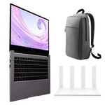 Combo Laptop Huawei Matebook D14 i5-10210U, 8GB RAM, 512GB SSD | Incluye Microsoft 365 Personal 1 año Pre-Instalado + Mochila + Router Wi-Fi