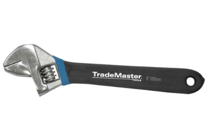 Llave de ajuste de 10 pulgadas con anti resbalante, Trademaster