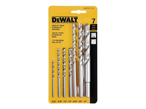 Juego de brocas de percusión 7 pc, Dewalt