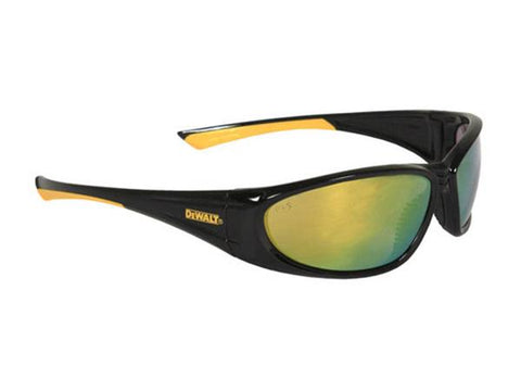 Lentes de seguridad de espejo amarillo marca dewalt, Dewalt