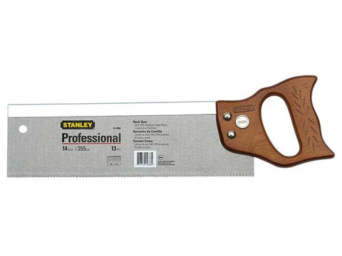 Serrucho de costilla stanley de 14", Stanley