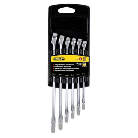 Llave de combinación 10-21mm juego de 6 piezas, Stanley
