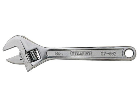 Llave ajustable cromada de 6 pulgadas, Stanley