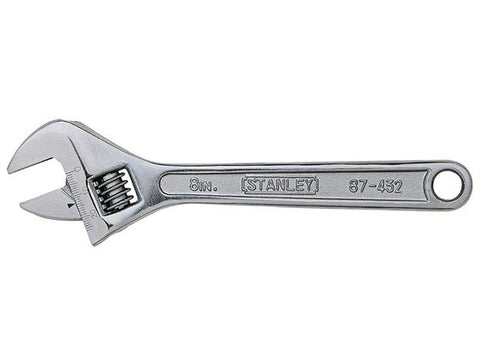 Llave ajustable cromada de 8 pulgadas, Stanley