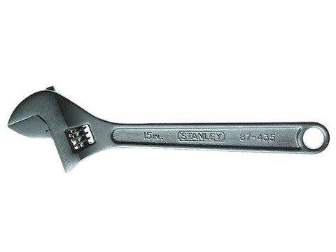 Llave ajustable cromada de 15 pulgadas, Stanley