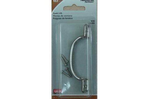 Tirador para puerta de níquel de 4 pulgadas, National