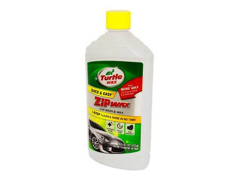 Líquido para el lavado de auto con cera dos en uno, Turtle wax