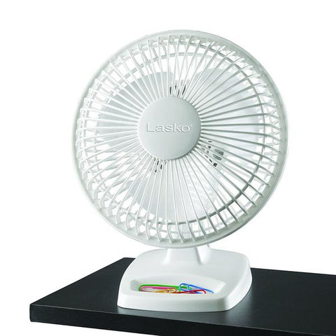 Abanico de mesa 6" 2 velocidades (blanco), Lasko
