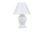 Lámpara de mesa cerámica blanca 13 1/4" pulgadas, Park madison lighting