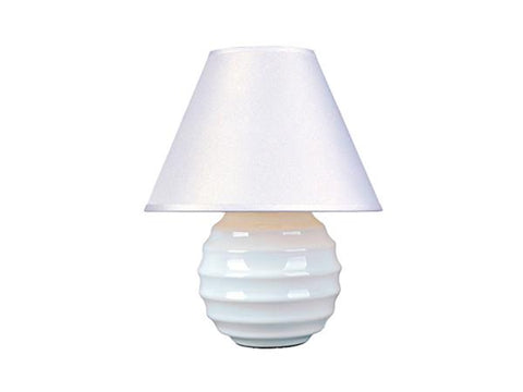 Lámpara de cerámica blanca 12 1/4" pulgadas, Park madison lighting