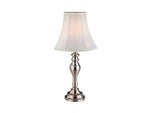 Lámpara de mesa níquel satinado 20" pulgadas, Park madison lighting