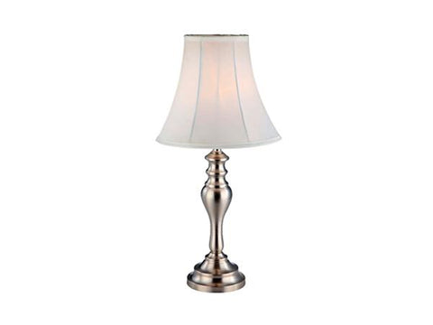 Lámpara de mesa níquel satinado 20" pulgadas, Park madison lighting