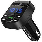Kitbeez Wireless Bluetooth FM Transmitter, Handsfree Call Car Charger Radio Receiver&Mp3 Music Stereo Adapter,Dual USB Port Charger Compatible for iPhone,iPad,Samsung Galaxy,LG,HTC,Smartphone