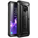 Samsung Galaxy S9 Case, SUPCASE Full-Body Rugged Holster Case with Built-in Screen Protector for Galaxy S9 (2018 Release), Unicorn Beetle PRO Series - Retail Package (Black)