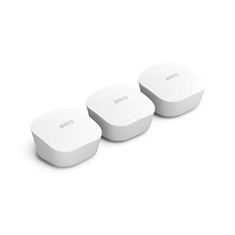 Amazon eero mesh WiFi system – router for whole-home coverage (3-pack)