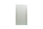Tablilla blanca de 10" x 24", Knape & vogt