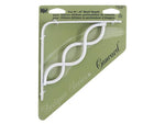 Brazo deco concord blanco de 6", Knape & vogt