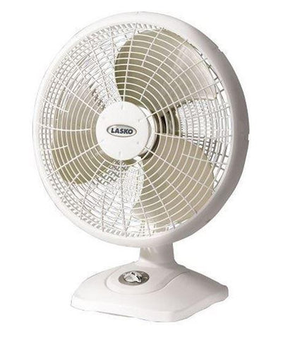 Abanico de mesa oscilante 16" 3 velocidades (blanco), Lasko