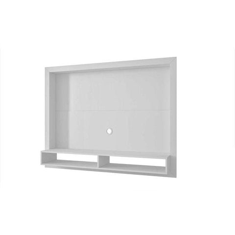 Panel aéreo para tv led color blanco, Brv moveis