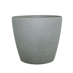 Pote plástico beige redondo 28x28x26c