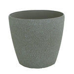 Pote plástico beige redondo 35x35x33c