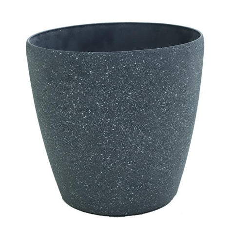 Pote plástico black redondo 35x35x33c