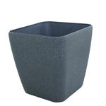 Pote plástico negro cuadrado 28x28x26