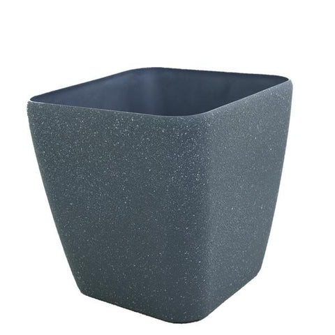 Pote plástico negro cuadrado 28x28x26