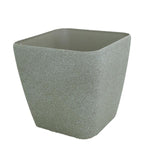 Pote plástico beige cuadrado 35x35x33