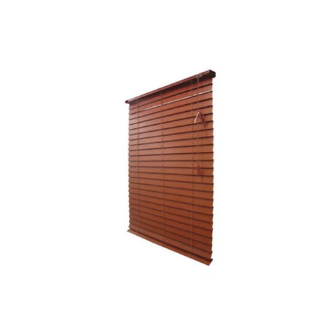 Persiana de pvc 2" madera oscuro 30"x60"
