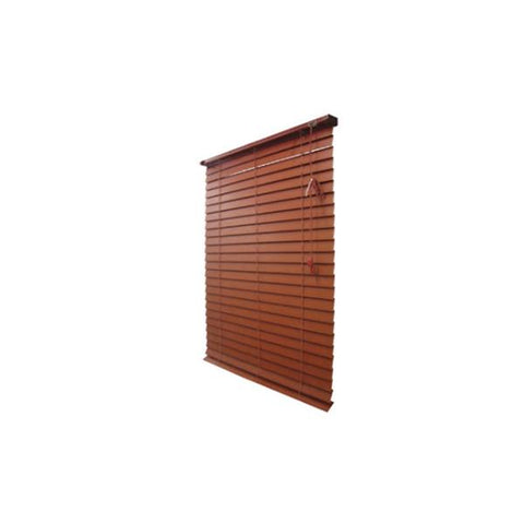 Persiana de pvc 2" madera oscuro 42"