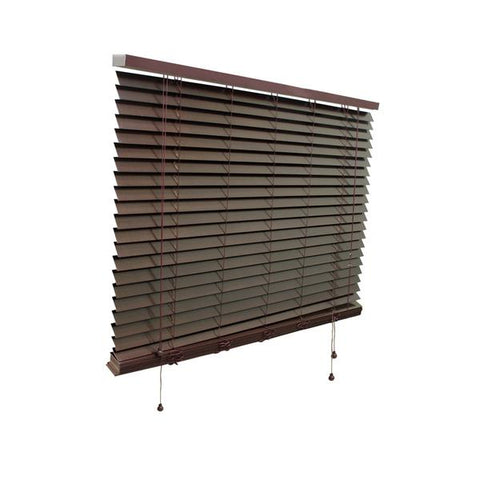 Persiana de madera oscura de 60x64", Creative decor