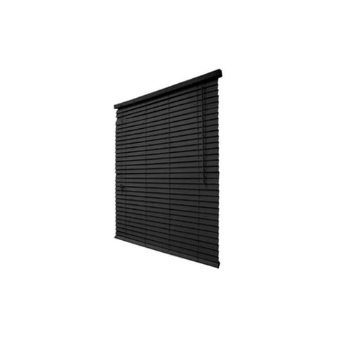 Mini persiana de pvc 1" negro 42"x 65"