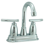 Llave de lavamanos cromada imperial de 4", Imperial