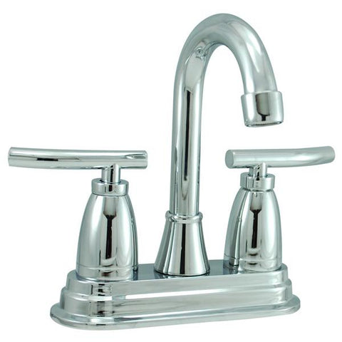 Llave de lavamanos cromada imperial de 4", Imperial