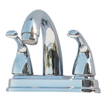 Llave de lavamanos cromada imperial de 4", Imperial