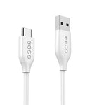 USB C-A Cable 6ft, eeco Type C to USB 2.0 Fast Charging Cable Compatible with for Samsung Galaxy S8/S8 Plus, LG G5/G6, MacBook, Nexus 5X/6P, Pixel, Nintendo Switch and More(White)
