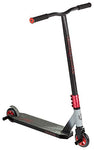 Mongoose Rise 100 Pro Youth and Adult Freestyle Kick Scooter, High Impact 110mm Wheels, Bike-Style Grips, Lightweight Alloy Deck, Black/Red