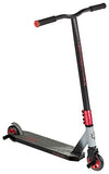 Mongoose Rise 100 Pro Youth and Adult Freestyle Kick Scooter, High Impact 110mm Wheels, Bike-Style Grips, Lightweight Alloy Deck, Black/Red