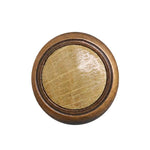 Tirador de botón con madera, Rish