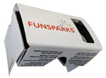 Funsparks Google Cardboard Laminated - 3D VR Virtual Reality DIY Headset For 3D Movies and Games For Android and Apple Up To 6 Inch Screen