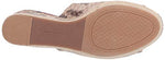 Jessica Simpson womens Monrah Wedge Sandal, Mauve Combo, 8 US
