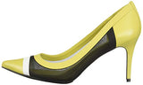 Calvin Klein Women's Gonzalez Pump, Lime/Black/White, 8 M US